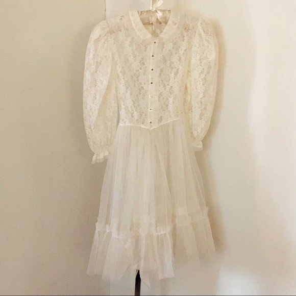 Miss Quality Other - Vintage Girls Lace Dress